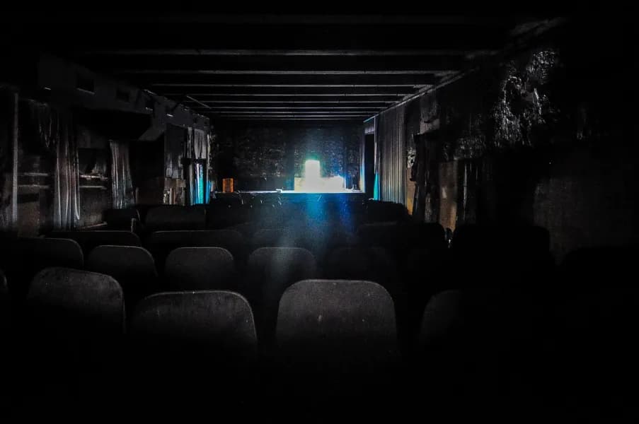 abandoned cinema